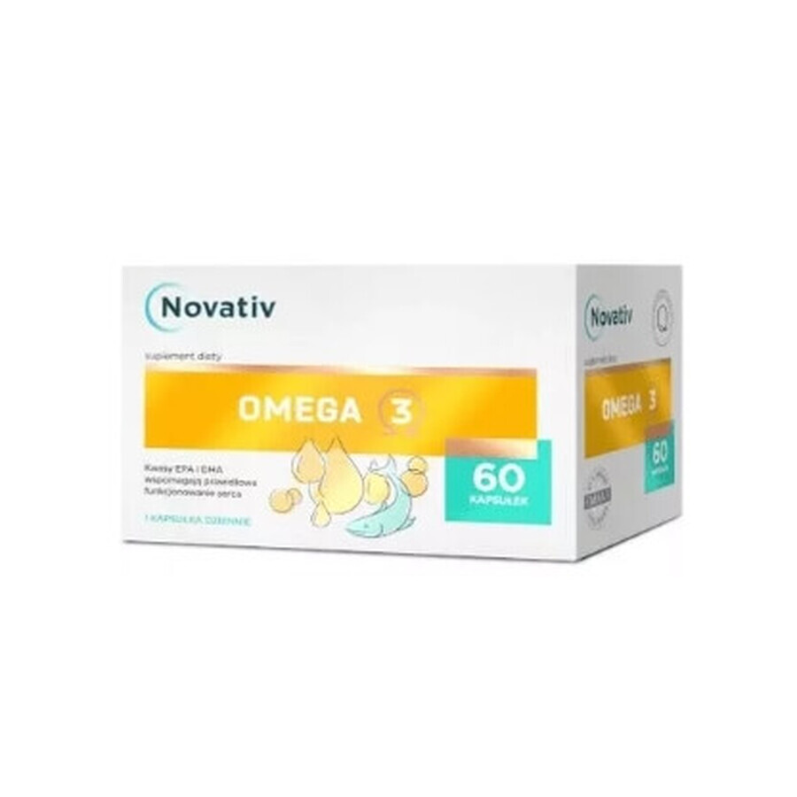 Novativ Omega-3, 60 capsule