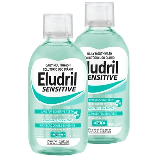 Set Eludril Sensitive, enjuague bucal, 2 x 500 ml