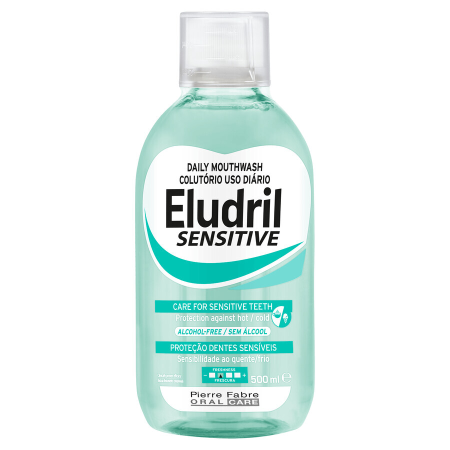 Set Eludril Sensitive, mondwater, 2 x 500 ml