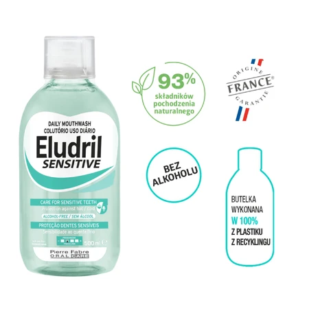 Set Eludril Sensitive, enjuague bucal, 2 x 500 ml