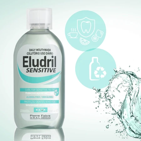 Set Eludril Sensitive, enjuague bucal, 2 x 500 ml