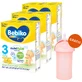 Set Bebiko Junior 3 Nutriflor Expert, voedzame melkvoeding, vanaf 1 jaar, vanillesmaak, 3 x 600 g + Boon, Swig rietje bidon, 265 ml gratis