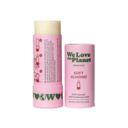 Deodorant stick Soft Almond, 40 g, We Love The Planet