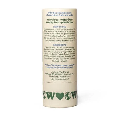 Deodorant-Stick Fresh Citrus, 40 g, We Love The Planet