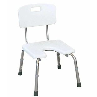 DrHappy JL796L Silla de baño en U con respaldo y asiento