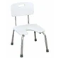 DrHappy JL796L Silla de baño en U con respaldo y asiento