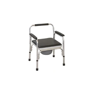 Dr. Happy Silla de Inodoro Tapizada de Aluminio Regulable en Altura JL895