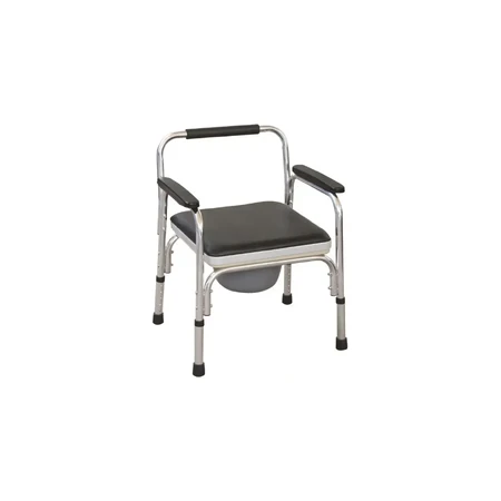 Dr. Happy Silla de Inodoro Tapizada de Aluminio Regulable en Altura JL895