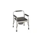 Dr. Happy Silla de Inodoro Tapizada de Aluminio Regulable en Altura JL895