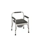 Dr. Happy JL895 Height Adjustable Upholstered Aluminum Toilet Chair