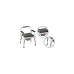 Dr. Happy Silla de Inodoro Tapizada de Aluminio Regulable en Altura JL895
