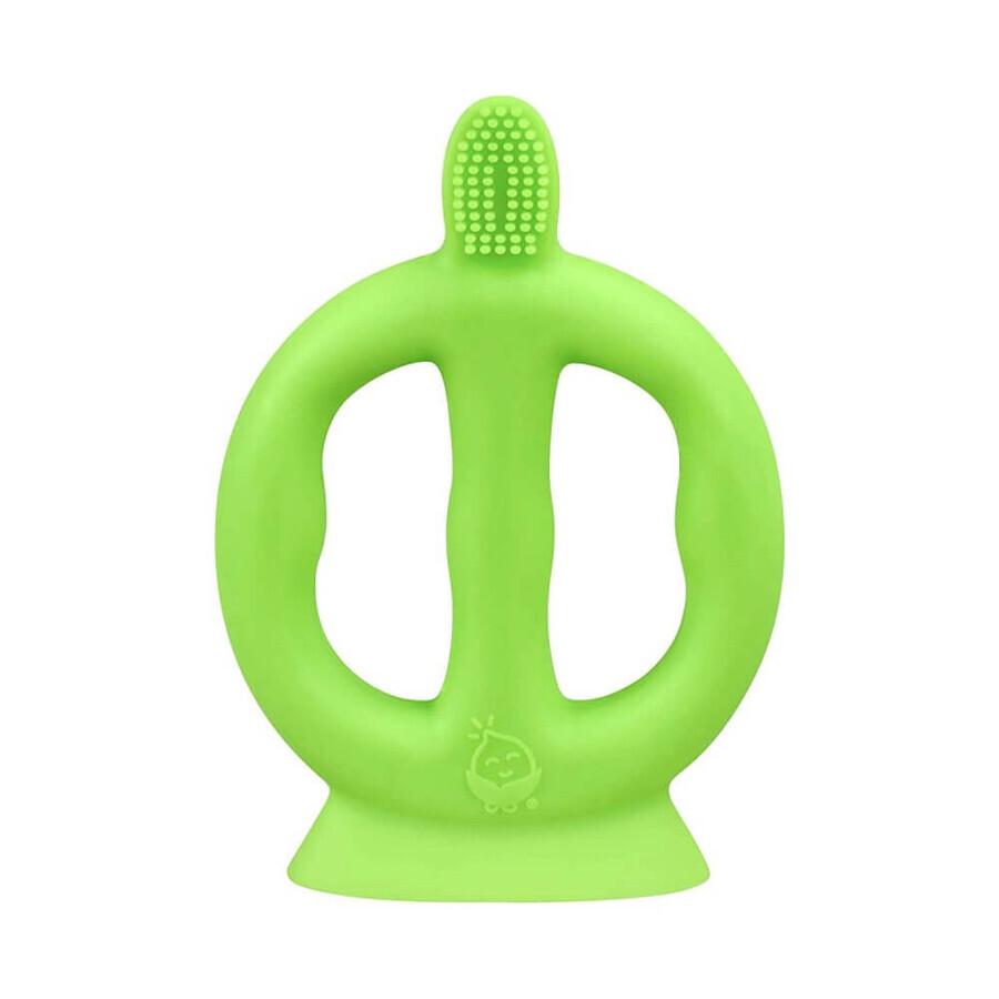 Cumpără Periuta de dinti cu peri din silicon, 9-18 luni, Green Sprouts Periuta de dinti cu peri din silicon, 9-18 luni, Green Sprouts