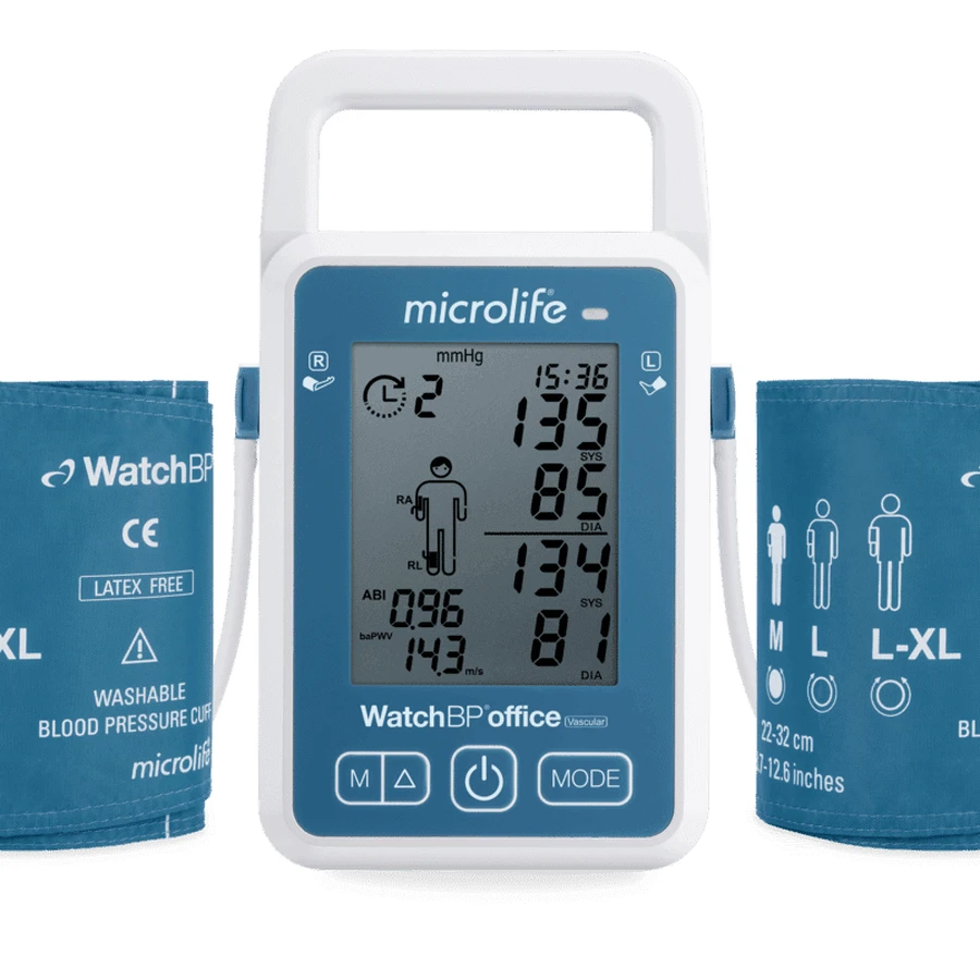 Monitor profesional de tensión arterial y cribado cardiovascular Microlife WatchBP OFFICE VASCULAR - Versión ABI