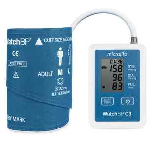 Professionele 24-uurs bloeddrukmeter Microlife WatchBP O3 AMBULATORY 2G met detectie van boezemfibrilleren