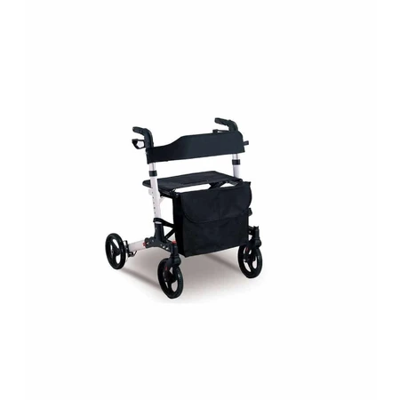 Aluminium opvouwbare rolwagen met 4 wielen en boodschappentas JL9181H Dr. Happy