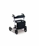 Aluminium opvouwbare rolwagen met 4 wielen en boodschappentas JL9181H Dr. Happy