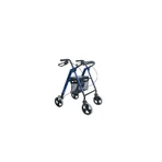 Mesa Rodante Plegable con 4 Ruedas, Asiento y Asas de Apoyo Regulables en Altura Dr. Happy JL9188LH