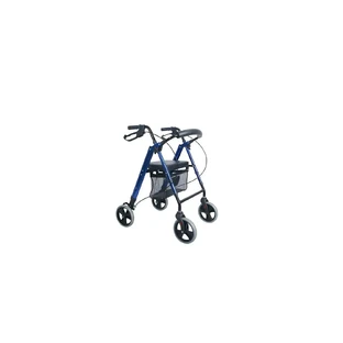 Mesa Rodante Plegable con 4 Ruedas, Asiento y Asas de Apoyo Regulables en Altura Dr. Happy JL9188LH