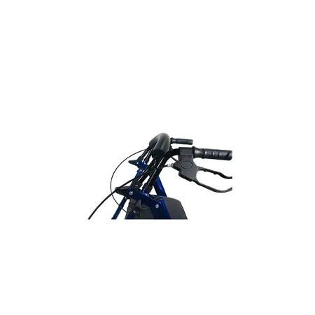 Mesa Rodante Plegable con 4 Ruedas, Asiento y Asas de Apoyo Regulables en Altura Dr. Happy JL9188LH