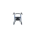 Mesa Rodante Plegable con 4 Ruedas, Asiento y Asas de Apoyo Regulables en Altura Dr. Happy JL9188LH