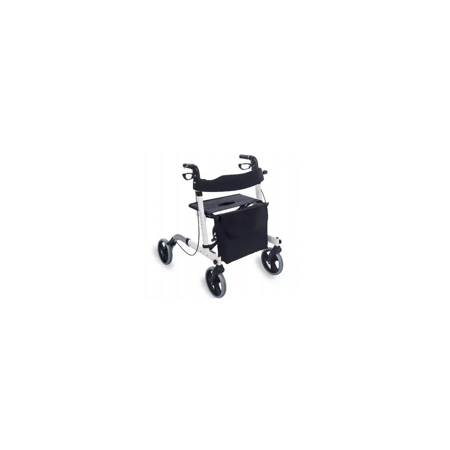 Dr. Happy JLW00102L 4-Wheel Height Adjustable Roller with Adjustable Height, Basket, Wheel Locking and Braking Systems Dr. Happy JLW00102L