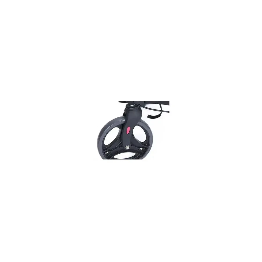 Dr. Happy JLW00102L 4-Wheel Height Adjustable Roller with Adjustable Height, Basket, Wheel Locking and Braking Systems Dr. Happy JLW00102L