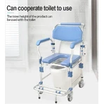 Shower Chair with Castors and WC suitable also for Dr. Happy Shower JLC00303