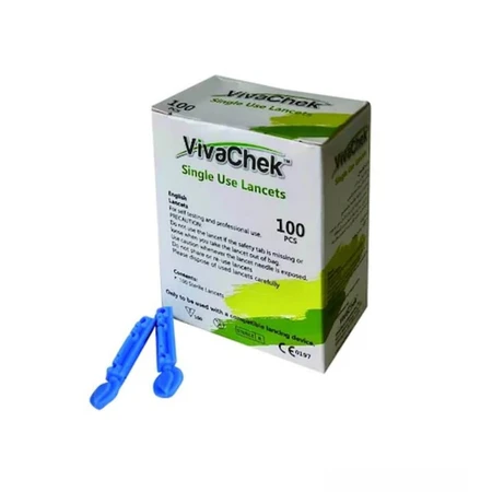 VivaCheck medición glucosa, 100 unidades