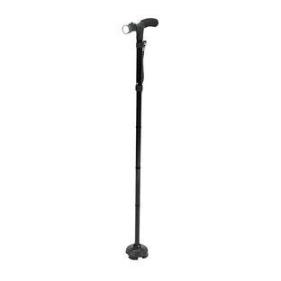 Verstelbare en opvouwbare wandelstok met zaklamp Dr Happy JL9274