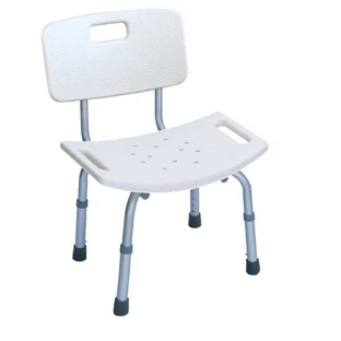 DrHappy JL798L Badestuhl mit Rückenlehne und Sitz mit Griffen