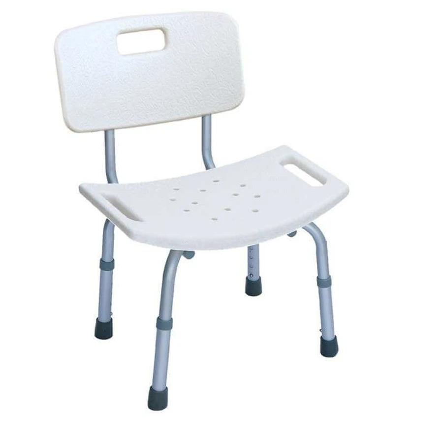 DrHappy JL798L Badestuhl mit Rückenlehne und Sitz mit Griffen