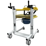 Dr Happy JL2010 Multifunktionaler Patientenlifter und Transferstuhl mit Toilette und Rollen