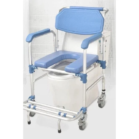 Silla para WC Dr Happy con ruedas JLC00301