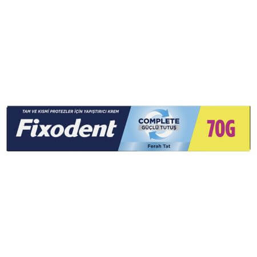 Crème adhésive pour prothèses dentaires Complete Strong Hold Fresh, 70 g, Fixodent