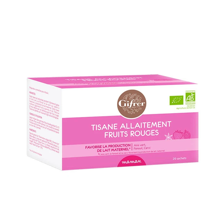 Gifrer Lactancia Tisana Frutos Rojos 20 Bolsitas