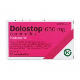 DOLOSTOP 650 MG 20 TABLETTEN