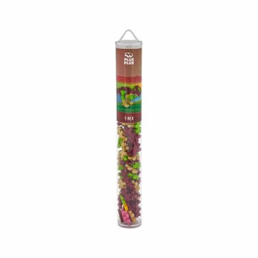 Tube construction set, + 5 years, T-rex, 100 pieces, Plus-Plus