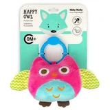 Peluche Happy Owl Pink, 0 meses+, Milly Mally