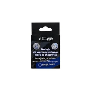 Wrijvingsveeg inkt, Blauw, 5 stuks, Strigo