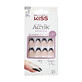 Kunstnagels Salon Acryl French Colour, Flame, 1 set, Kiss