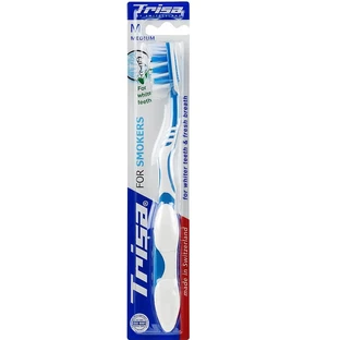 Cepillo de dientes Medium para fumadores, Trisa