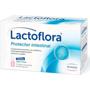 Lactoflora Probiotic With Vitamins 100 billion Adult 10 Single Dose Bottles