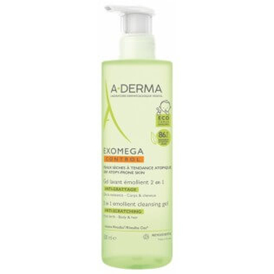 Aderma Exomega 2 în 1 Gel de spălare, 500ml