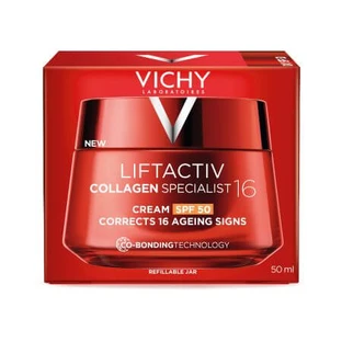 Crema de día antiarrugas con SPF 50 Liftactiv Collagen Specialist 16, 50 ml, Vichy