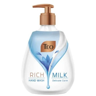 Liquid hand soap Rich Milk, Delicate Care, 400 ml, Teo