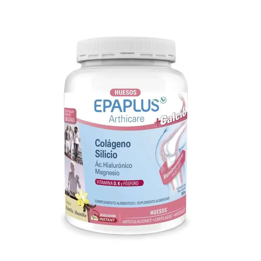 Epaplus Arthicare silicone + collagène + hyaluronique + magnésium + calcium vanille 383g