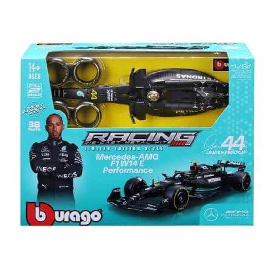 Forumla 1 Lewis Hamilton, 14 jaar+, 2024, Bburago