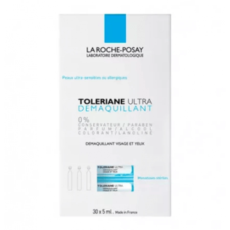 La Roche Posay Toleriane Desmaquillantede Ojos, 30u x 5ml