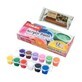 White modelling clay set 250 g + acrylic paint 12 colors, Collex