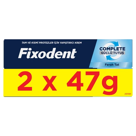 Krem mocujący do protez Complete Strong Hold Fresh, 2 x 47 g, Fixodent: ceny i cechy